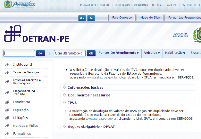IPVA 2023 PE Valor Consulta Pagamento Calendário VEJA